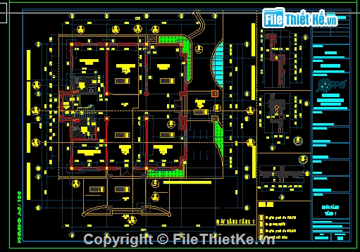 biệt thự đẹp 2 tầng,biệt thự 2 tầng kiểu kiến trúc pháp,kiến trúc 2  tầng,bản vẻ cad kiến trúc pháp,bản vẽ autocad kiến trúc pháp